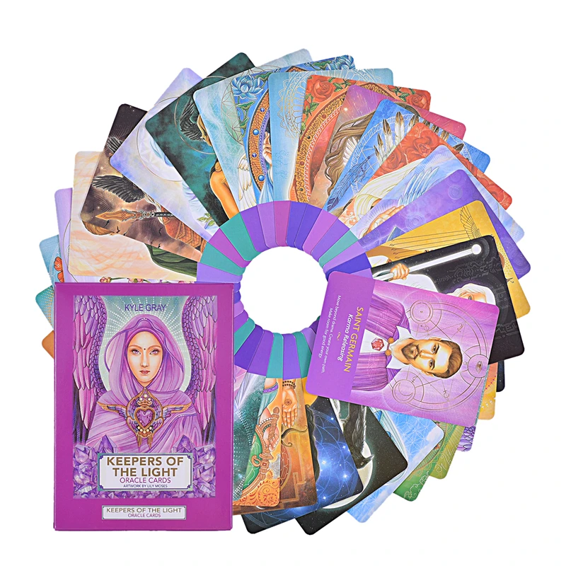 Хранители светильник Oracle карты карт Таро руководство Гадания и предсказания