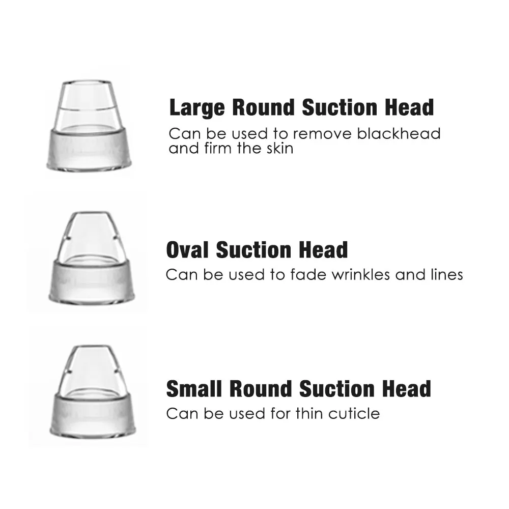 Инструмент для всасывания черных точек с горячим сдавливанием USB Перезаряжаемый