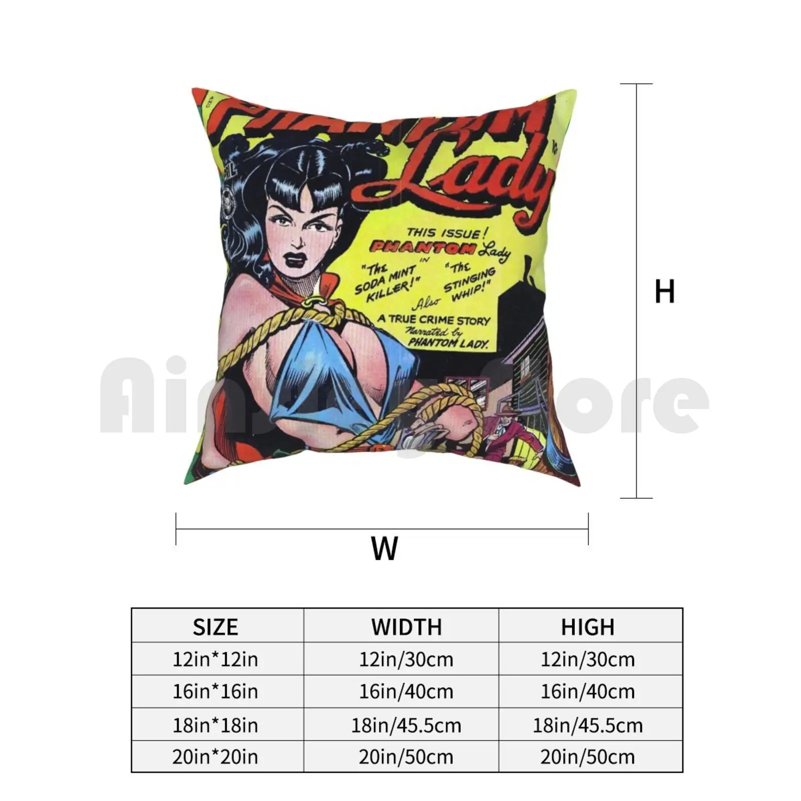 Phantom Дамская Подушка Чехол с принтом домашняя мягкая подушка супергероя женских