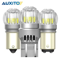 auxito 2pcs t20 7443 led lamp w16w t15 p21w bay15d p215w ba15s led bulb 6000k white drl backup reverse parking signal car light