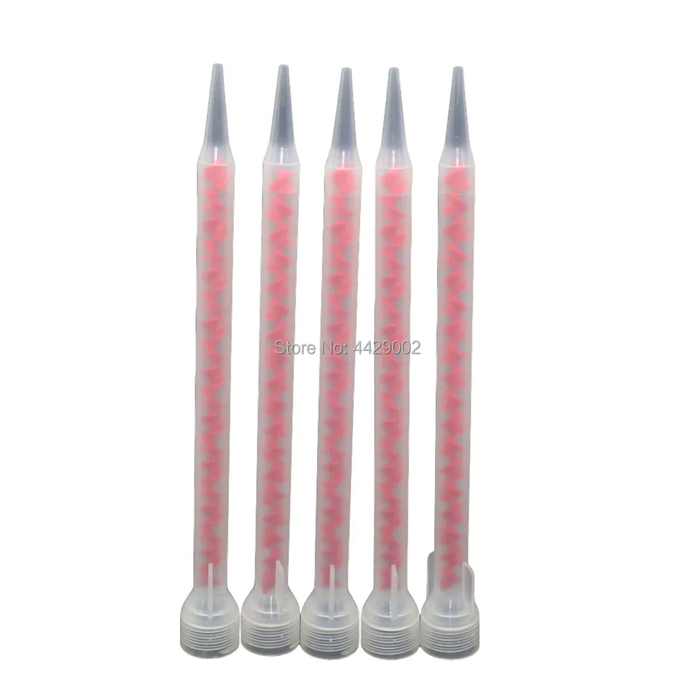 5pcs 1:1 Mixing Nozzles Tube Mouth 2-part Ceramic Tile Adhesive Sealant Seams Glue AB Nozzle Mixer Tips | Обустройство дома
