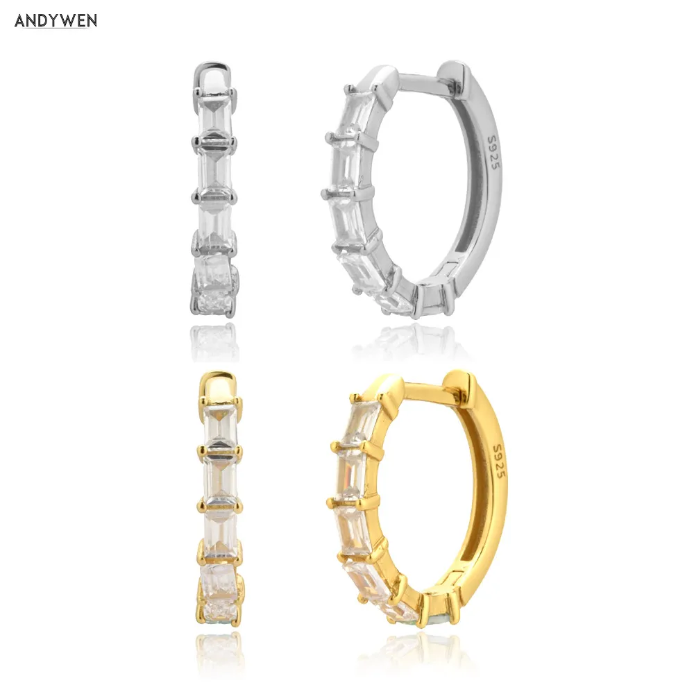 

Новинка ANDYWEN кольца из стерлингового серебра 925 пробы золотистого цвета 12,5 мм женские модные роскошные модные ювелирные изделия для женщин ...