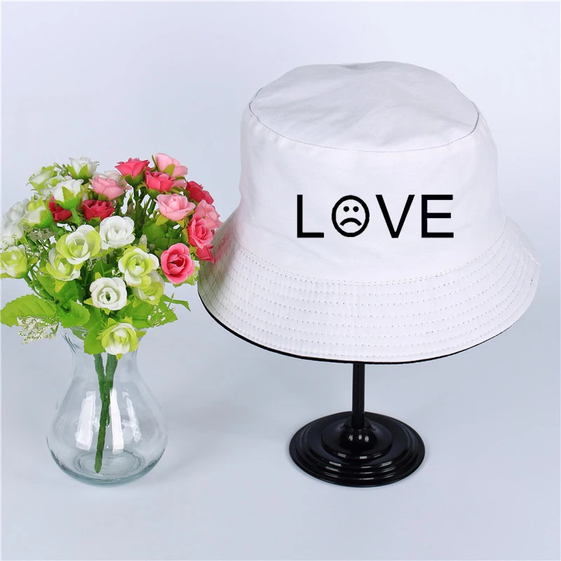 Lil Открытый толстовки Love lil. Открытый логотип шляпа Женская Мужская Панама, шляпа-Панама Lil Открытый толстовки Love lil. Открытый Рыбалка, рыбак шляпа