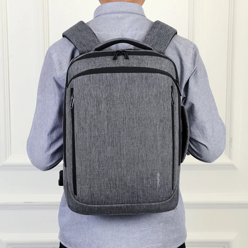 LOOZYKIT рюкзак для ноутбука мужские рюкзаки бизнес ноутбук Mochila водонепроницаемый рюкзак зарядка через usb сумки для путешествий