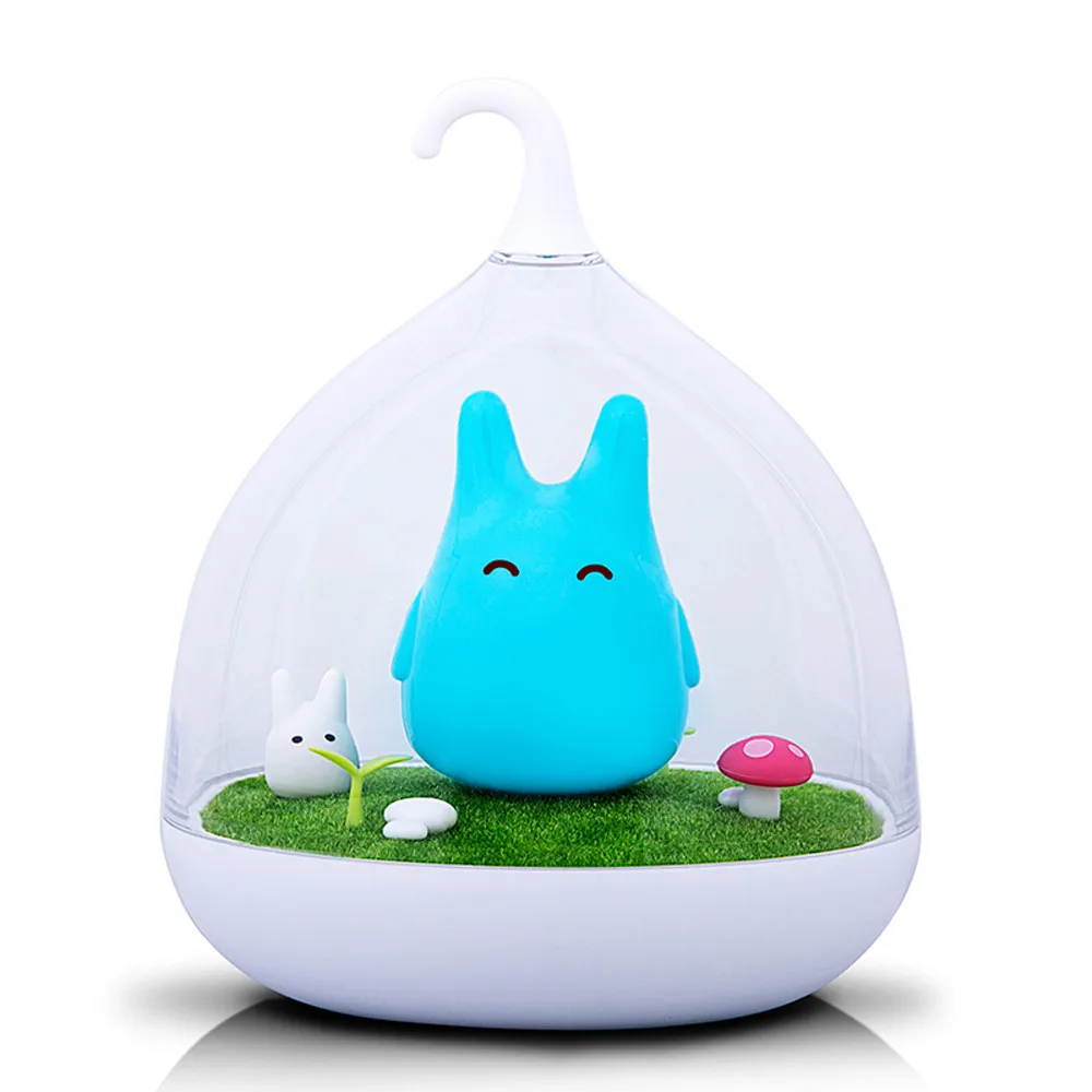 

LED Nightlight Lamp Touch Sensor Cute Light Home Decor Bedroom Night Light Style Totoro USB Portable LED Nightlight Lamp For Gif