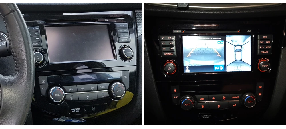 SINOSMART сток в Россия ЕС 2.5D ips/QLED Android 8,1 Автомобильный навигатор gps плеер для Nissan X-trail/Qashqai 2013,,, поддержка 360 система просмотра