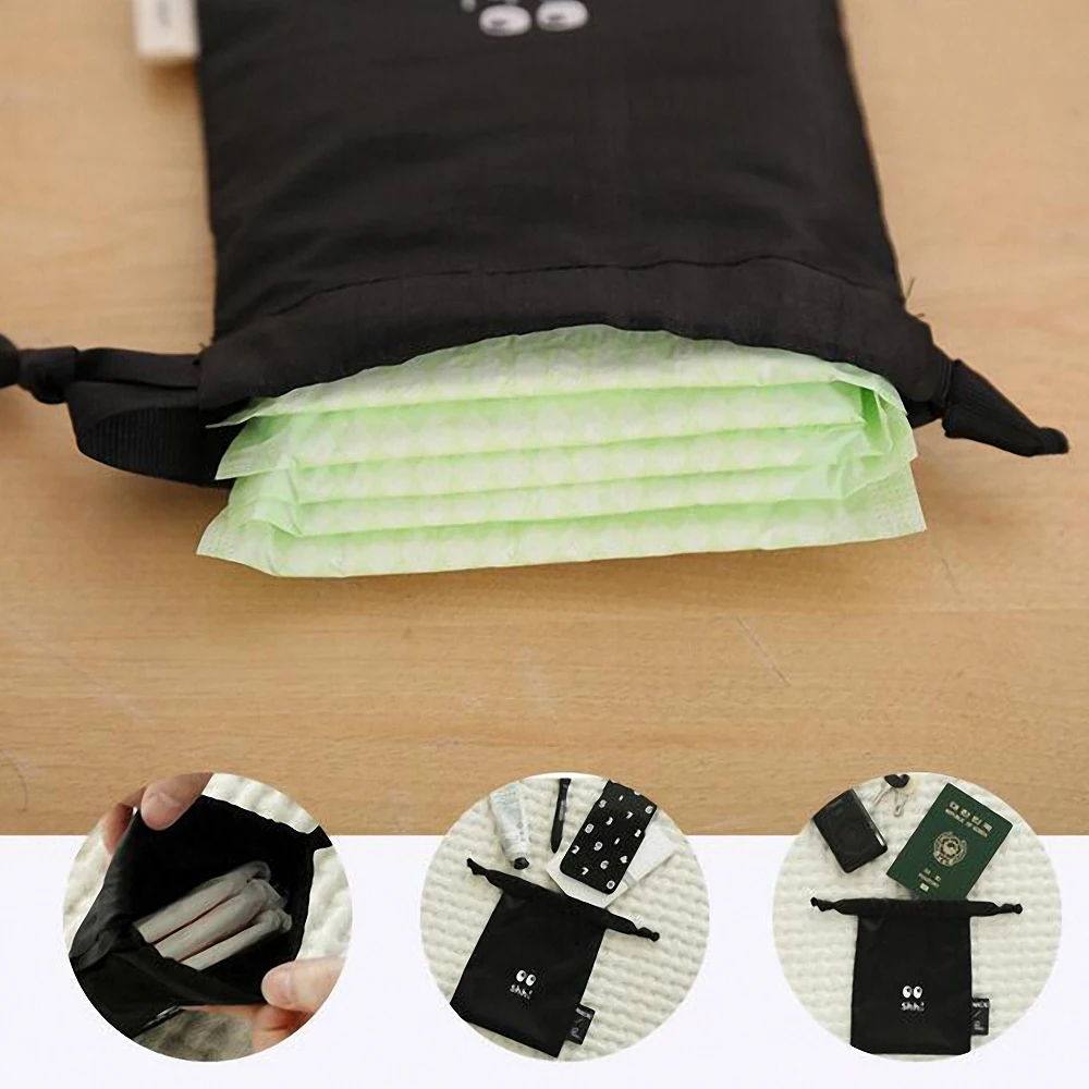 Портативная сумка для салфеток мини нейлоновая хранения с героями мультфильмов