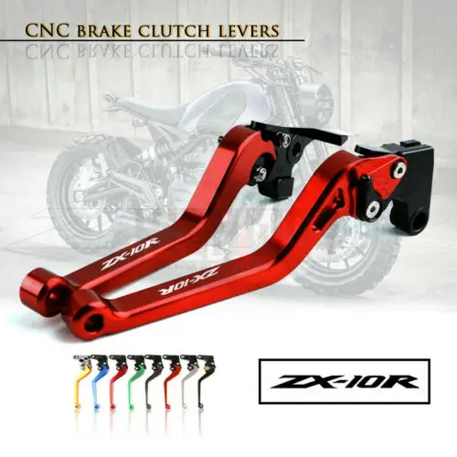 

Motorcycle Long CNC Adjustable Brake Clutch Levers Accessories Brake Handle Bar Lever For KAWASAKI NINJA ZX10R 2006-2015