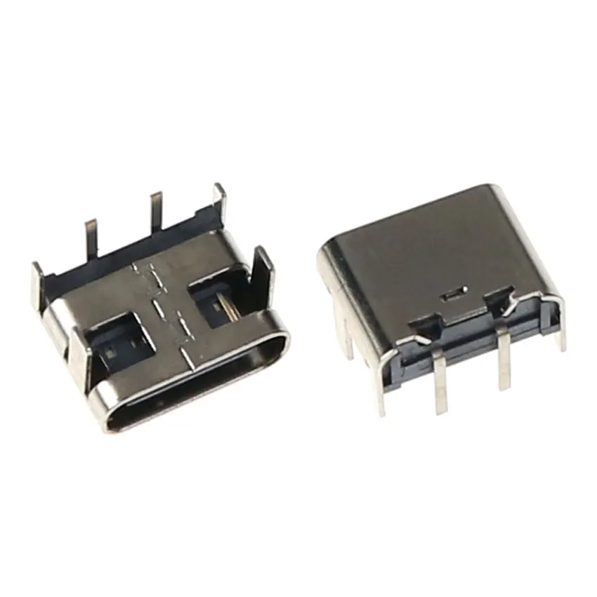 

Cltgxdd 2/5/10 шт. USB Type C разъем 90/180 градусов, 2 контакта, Женский Разъем USB 3,1 Type-C для USB-порта