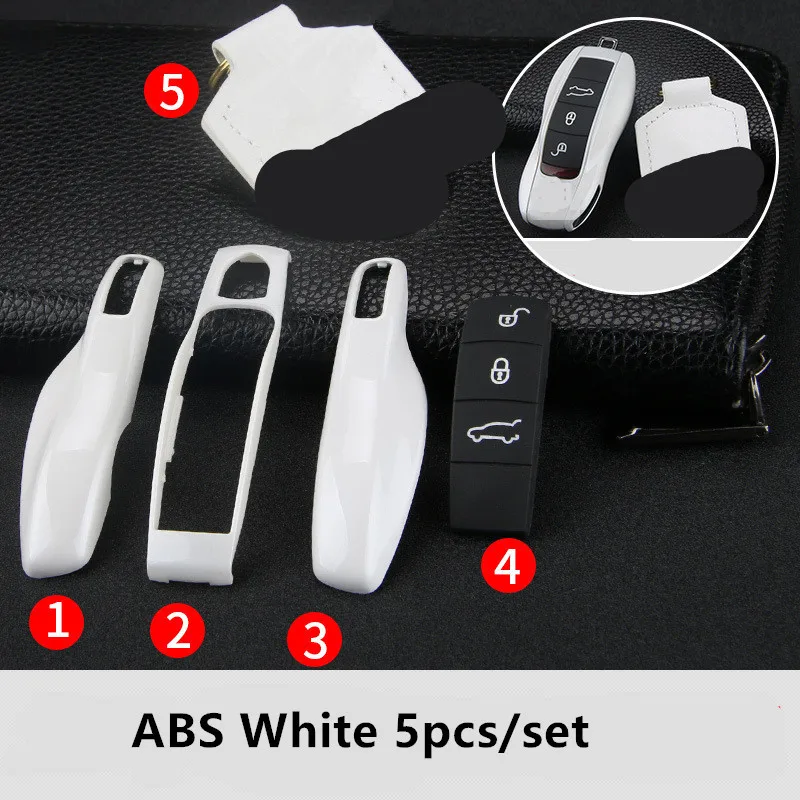 5 шт. Автомобильный Дистанционный ключ чехол кейс для брелока набор Porsche Panamera Spyder