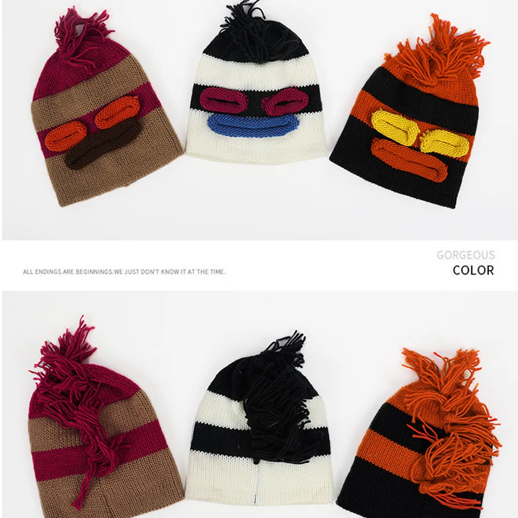 

Beanie Skullies Hat Unisex Patchwork Fleece Lined Headwear Cable Knit Beanie Chunky Outdoor Warm Winter Hat gorros mujer #10