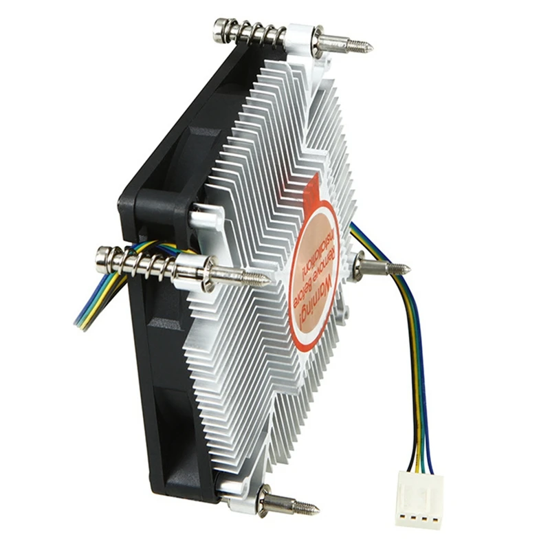 PWM Temperature Control CPU Cooler HTPC Mini Case Intelligent Silent Cooling Fan | Дом и сад