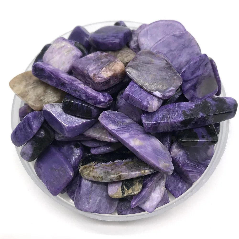 

100g Natural Charoite Gravel Mineral Bulk Tumbled Stones Crystal Healing Reiki home decoration Fish Tank