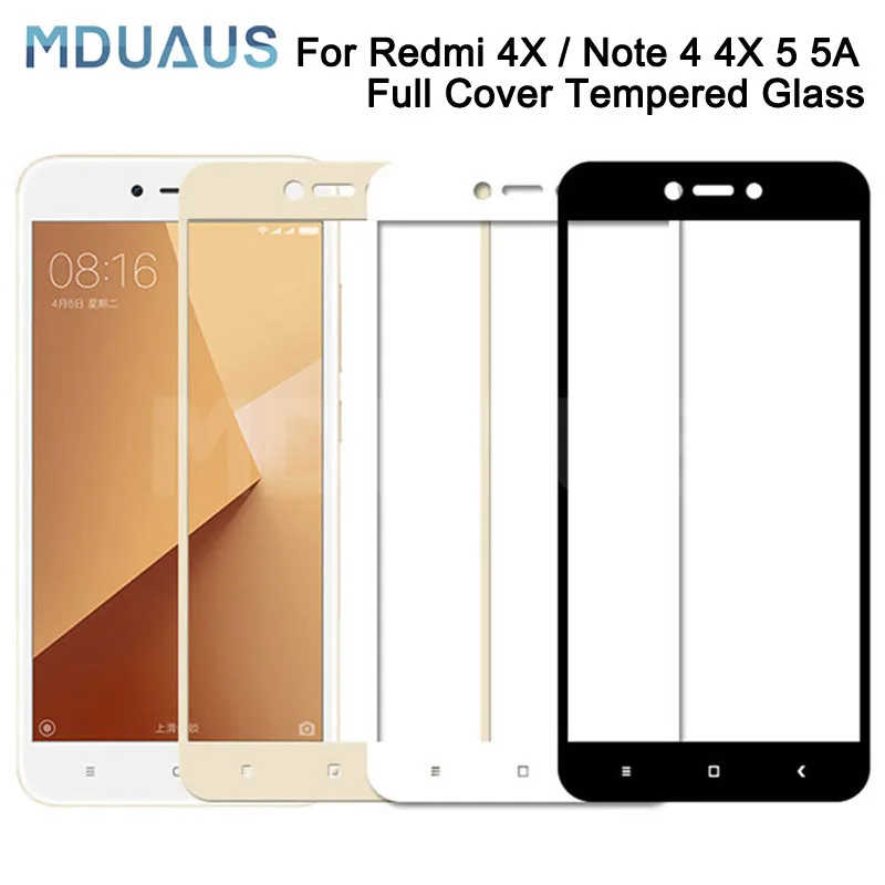9D закаленное стекло на для Xiaomi Redmi Note 4 4X5 5A Pro Redmi 5 Plus S2 4X 5A Защитная пленка для экрана