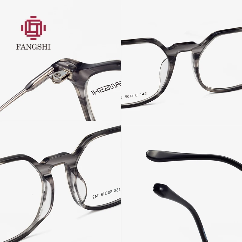 Acetate Glasses Frame Men Women Optical Eyeglasses Retro Clear Square Prescription Eyewear Frames #156 | Аксессуары для одежды