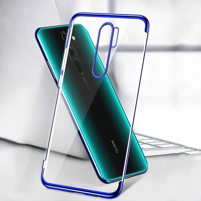 Чехол для телефона для Xiaomi Redmi Note 8 Pro, чехол, роскошный бампер, силиконовая прозрачная задняя крышка для Xiaomi Redmi Note 8T Note8 8A Note 7 Pro