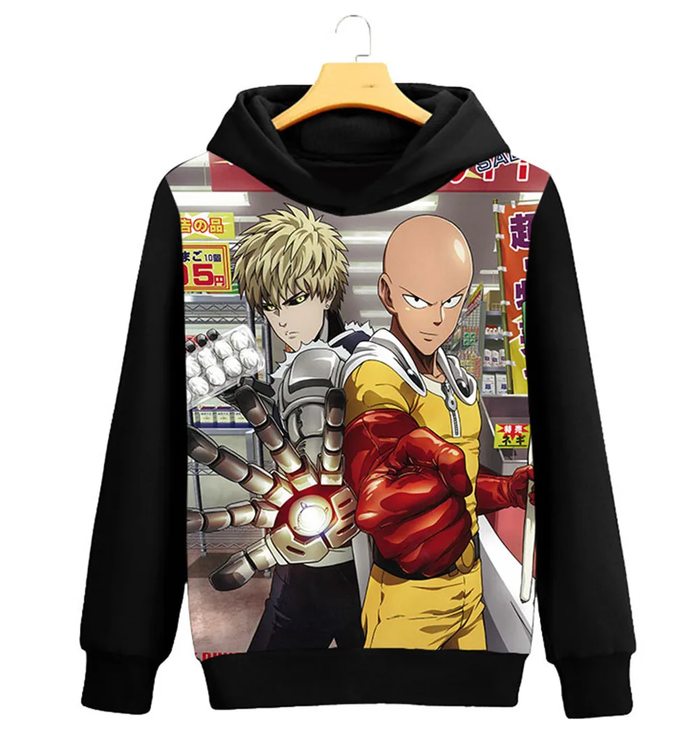 Косплей Аниме One Punch Man Season2 3DSweatshirt Kpop толстовки с капюшоном верхняя одежда Для