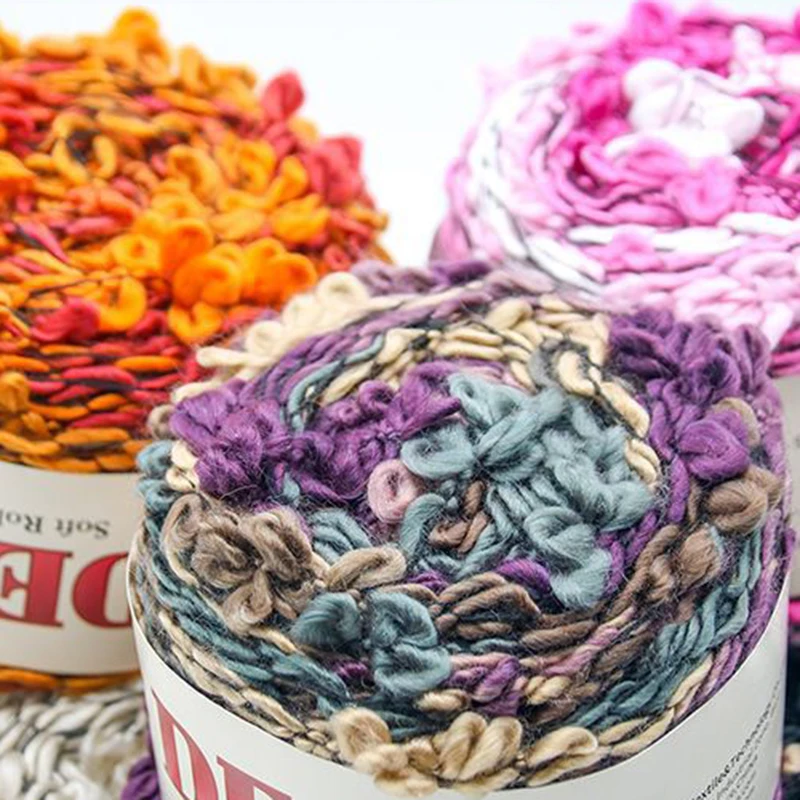 Трикотажная Пряжа для рукоделия шляпа шарф свитер одежда ручная работа