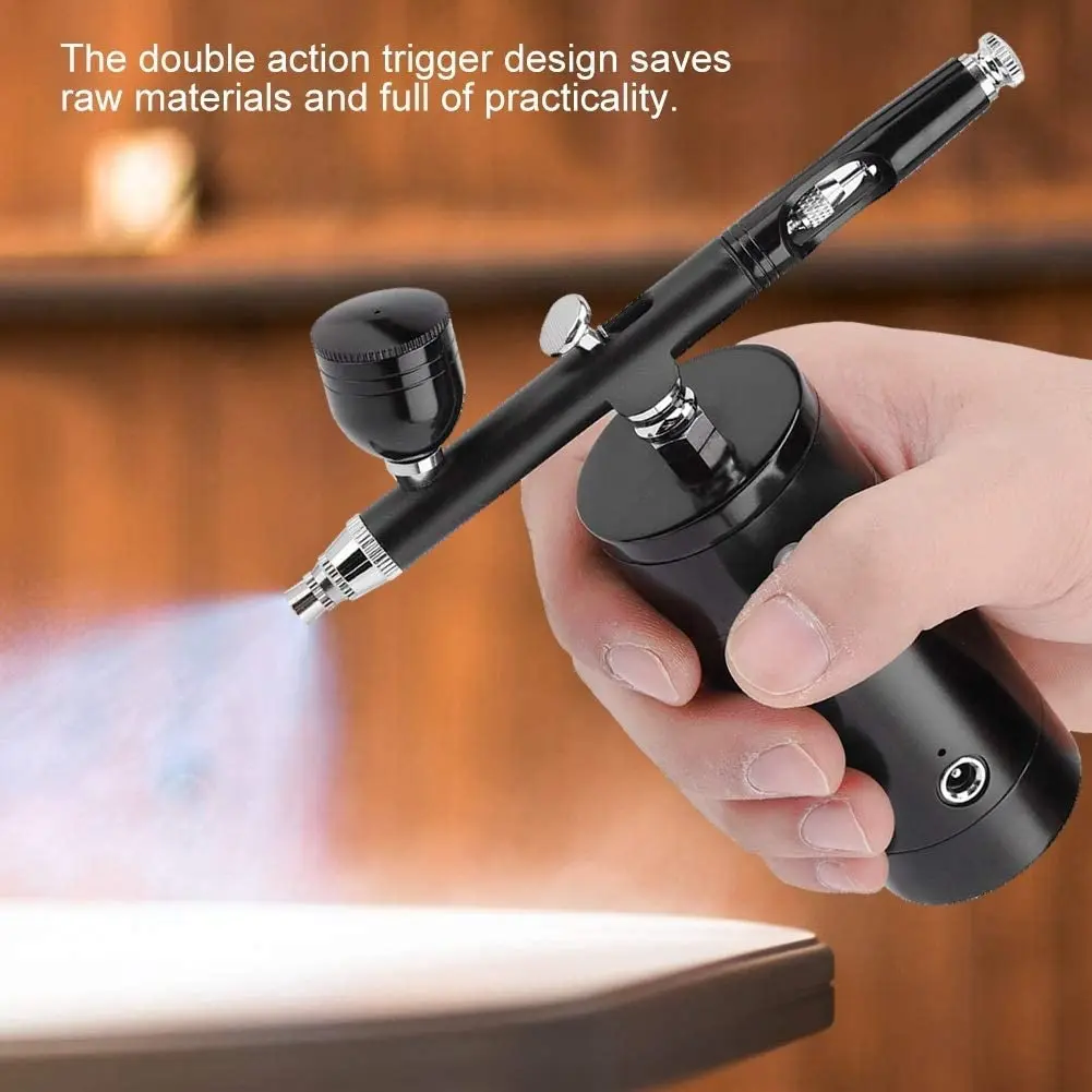 0.3mm Mini Spray Gun Action Air Brush Handheld Spray Gun Pen Airbrush Compressor Paint Art For Craft Model Paint Spraying Hobby