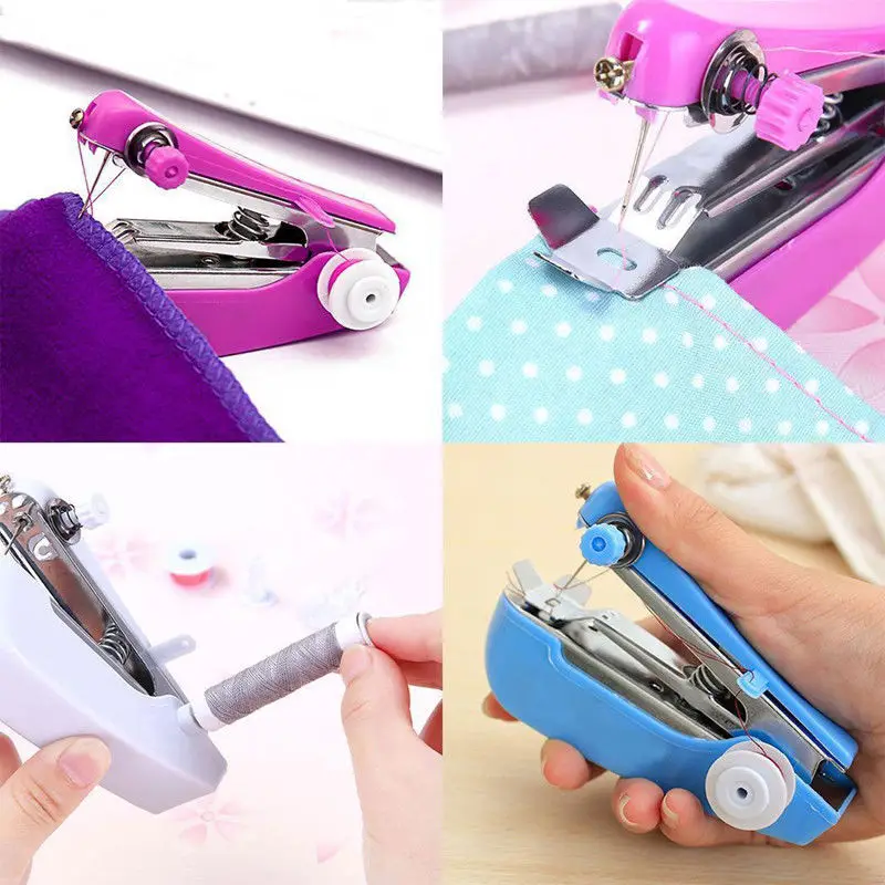 Mini Portable Smart Electric Tailor Stitch Handheld Sewing Machine Home Travel | Дом и сад