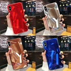 Роскошный Алмазный зеркальный чехол для iPhone 7 8 X XS Max XR, чехлы для телефонов iPhone 6 6s 7 8 Plus 7plus 8 plus, чехол, задняя крышка из ТПУ, чехол