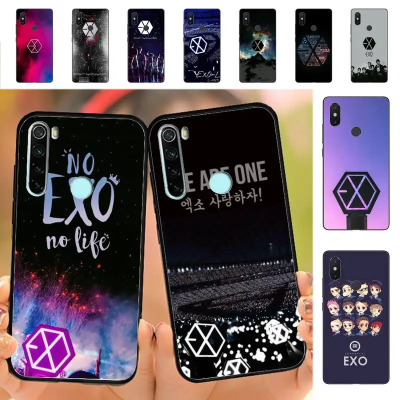 Чехол для телефона YNDFCNB Kpop exo Phone случай RedMi Примечание 4 5 7 8 9 pro 8T 5A 4X|Бамперы| |
