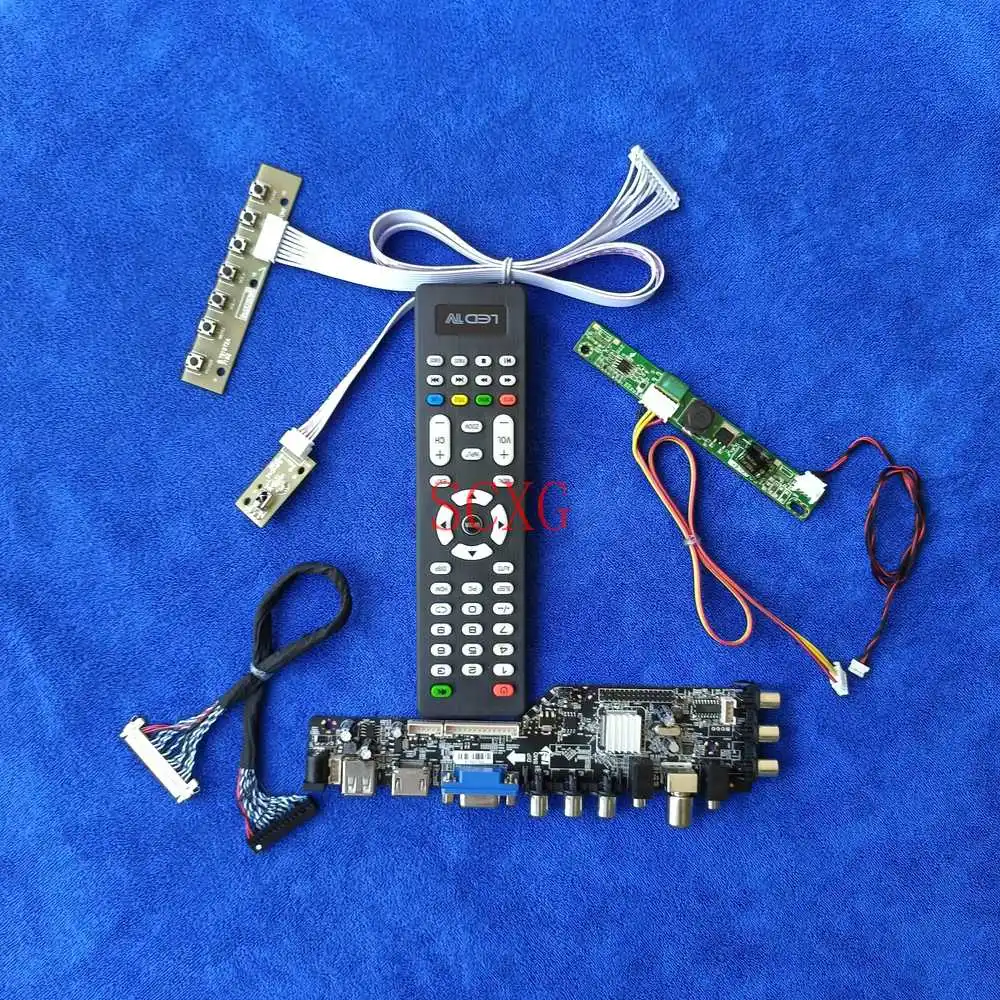 

Светодиодная/ЖК-экран Плата привода LVDS 30-контактный цифровой комплект для LM185TT1A/LM185TT2A/LM185TT3A/LM185TT4A 1366*768 USB VGA HDMI-совместимый