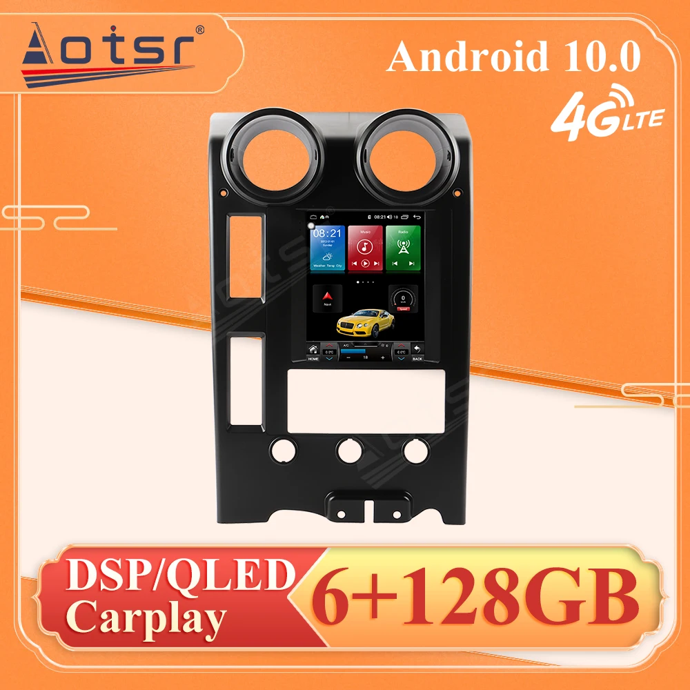 

12.1 Tesla 6+128G PX6 Android 10 Car Multimedia Player For Hummer H2 2004 2005 - 2009 Audio Radio stereo GPS Navi Wifi Head Unit