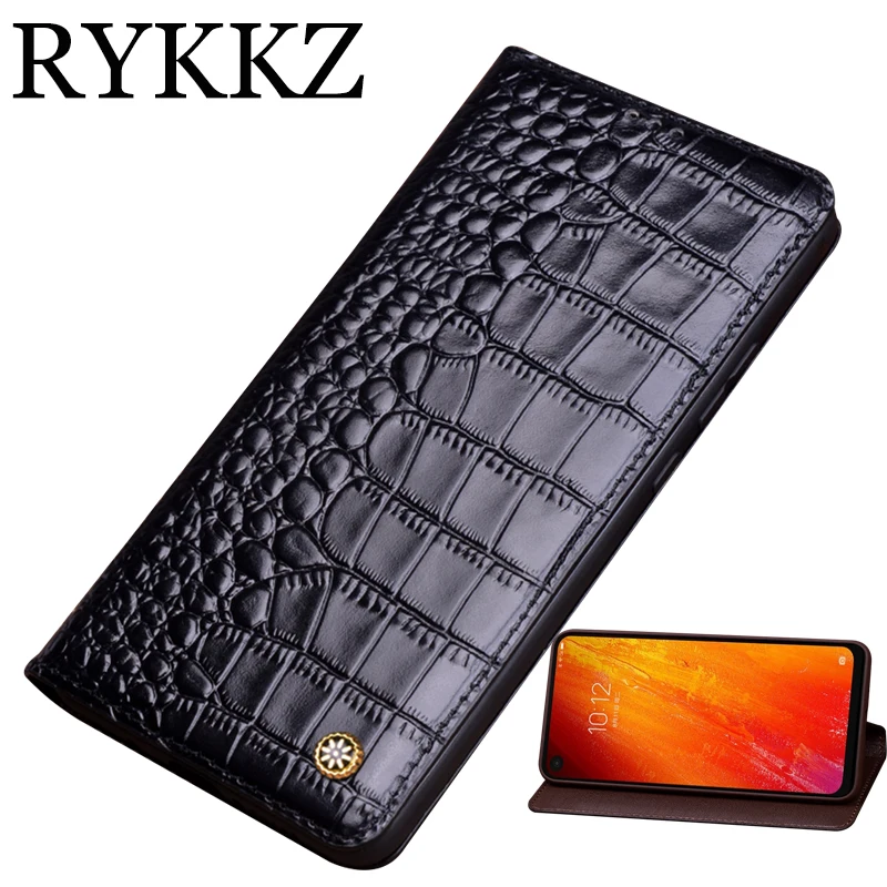 

RYKKZ Genuine Leather Flip Case For MOTO P50 Cover Magnetic case For MOTO P50 Cases Leather Cover Phone Cases
