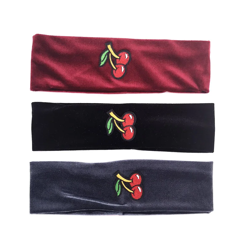 Осенне-зимние Бархатные повязки на голову для маленьких девочек новые мягкие