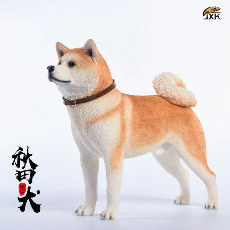 

JxK.Studio Model Black/white/orange Dog 1/6 Scale Japanese Akita Jxk007A/B/C Series Animal Figure for 12 inches action figure
