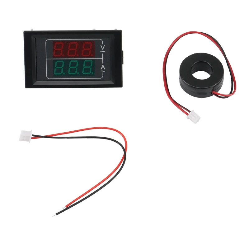

AC50-500V 220V Dual Display Voltage Current Meter Detector Meter Amperimetro LED Voltmeter Ammeter Electrical Instrument