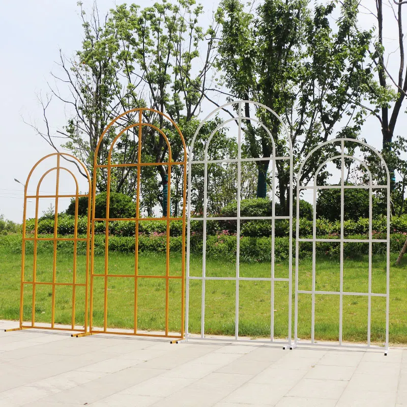 Flone Свадебная Цветочная Арка фон стенд кованого железа этап Экран официальные