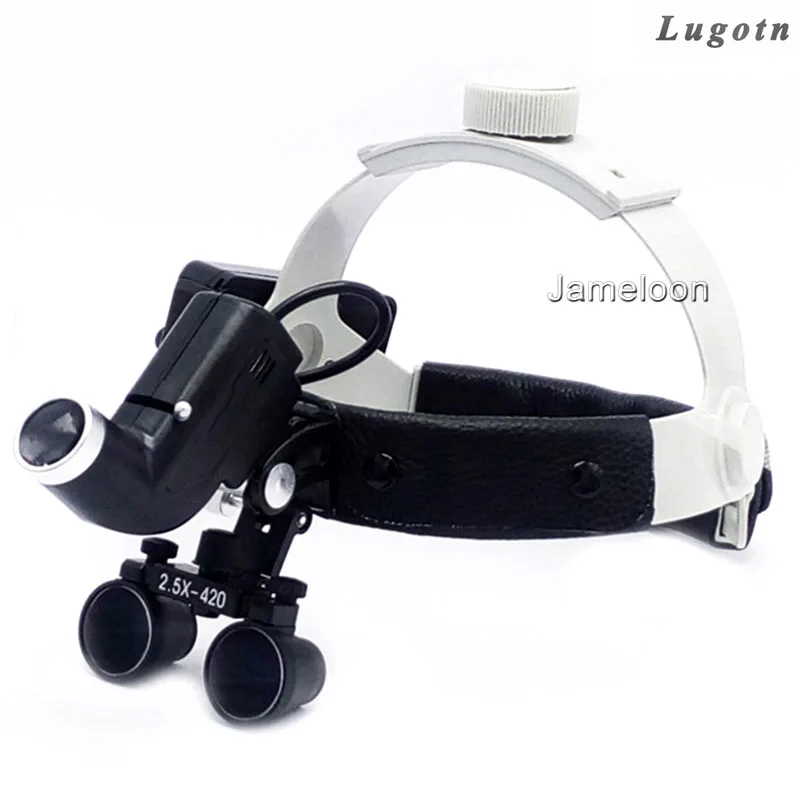 

2.5X Magnification Strong Lamp High Brightness Headlamp Dental Operation Dentistry Magnifier With Headlight Surgical Led Light