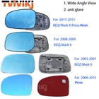 Боковое зеркало заднего вида TVYVIKJ, синее стекло для Toyota REIZ Prius Wish 2003-2019, широкоугольный обзор, антибликовое покрытие, Mark X