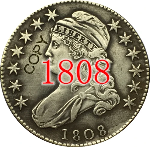 

USA (1807-1836) 27 COINS CAPPED BUST,LETTERED EDGE HALF DOLLAR COPY COINS