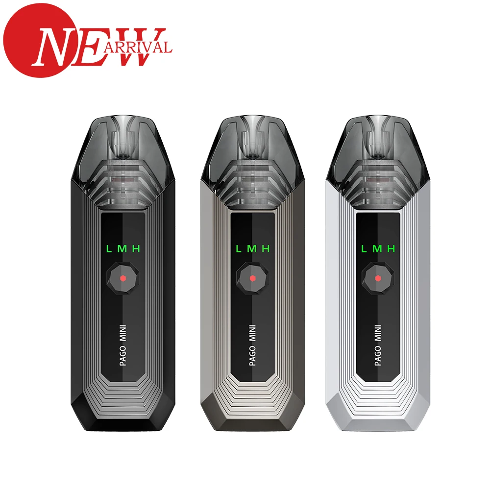 

Newest E Cigarette Kit Vaptio PAGO MINI KIT with 1500mAh Built in Battery 4.0ml Refillable Cartridge Vaporizer Kit