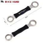 Bikehand велосипеды Axis инструмент Shimano Hollowteck II внешний BB велосипед каретка ключ, дюймовый стандарт MTB отступление ось кривошипа средство для снятия лака
