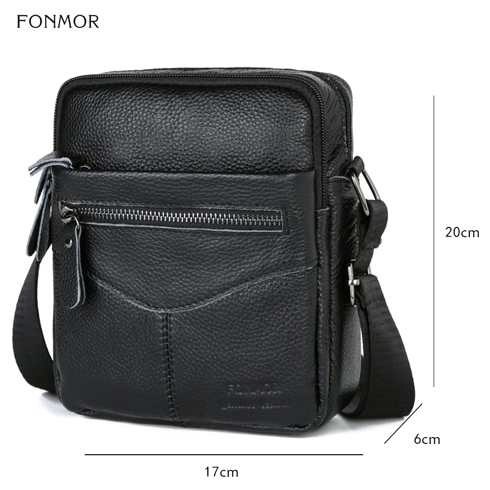 Повседневная сумка мессенджер Fonmor для мужчин винтажная вместительная сумочка