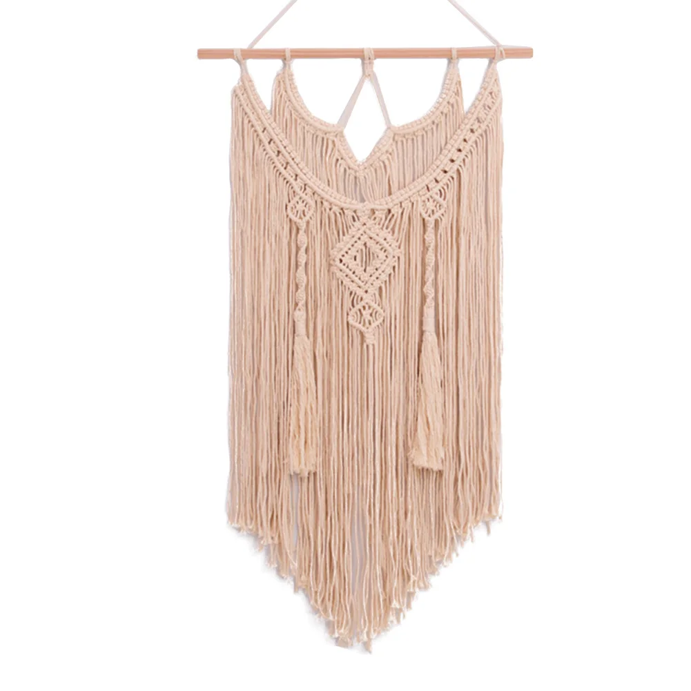 Тканый гобелен ручной работы с кисточками для фото-шоу украшения дома свадьбы