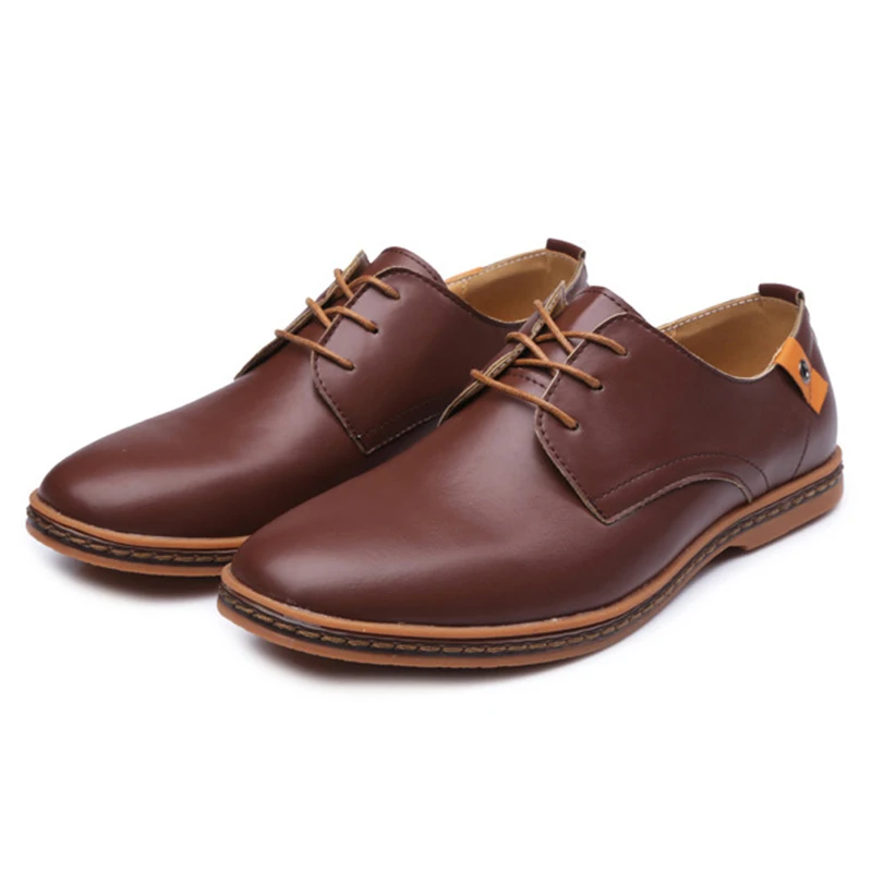 MRCAVE/Повседневная кожаная мужская обувь модные мужские туфли на плоской подошве с