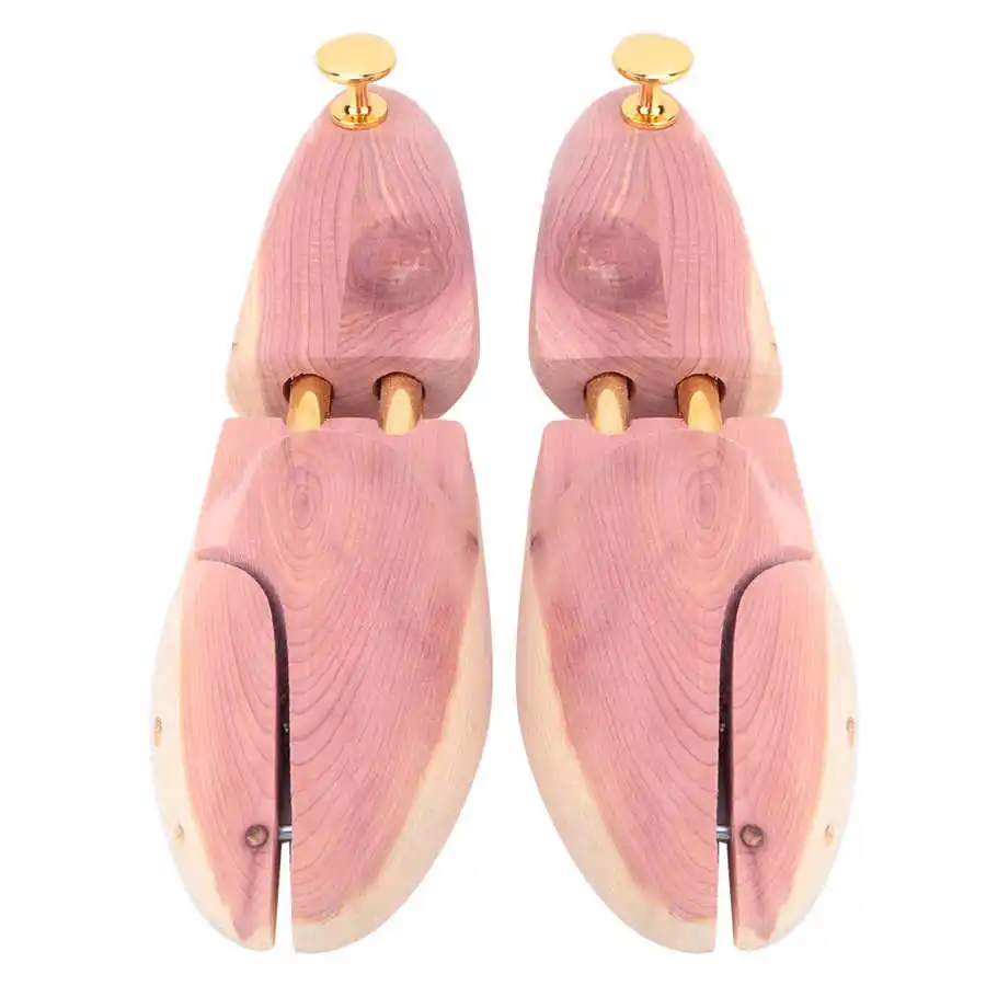 Wooden Shoe Support 2Pcs Red Cedar Wood Moistureproof Anti Deformation Wrinkle Adjustable Expand | Дом и сад
