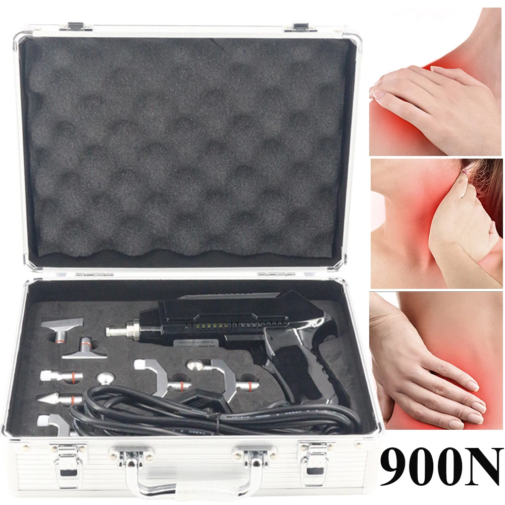 

Portable Electric Chiropractic Gun 900N Massage Chiropractic Adjusting Tool Spine Correction Strength Adjustable Massager