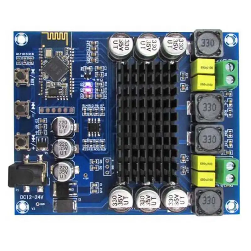 

XH-M548 Bluetooth dual channel 120W + 120W TPA3116D2 Bluetooth digital audio power amplifier board
