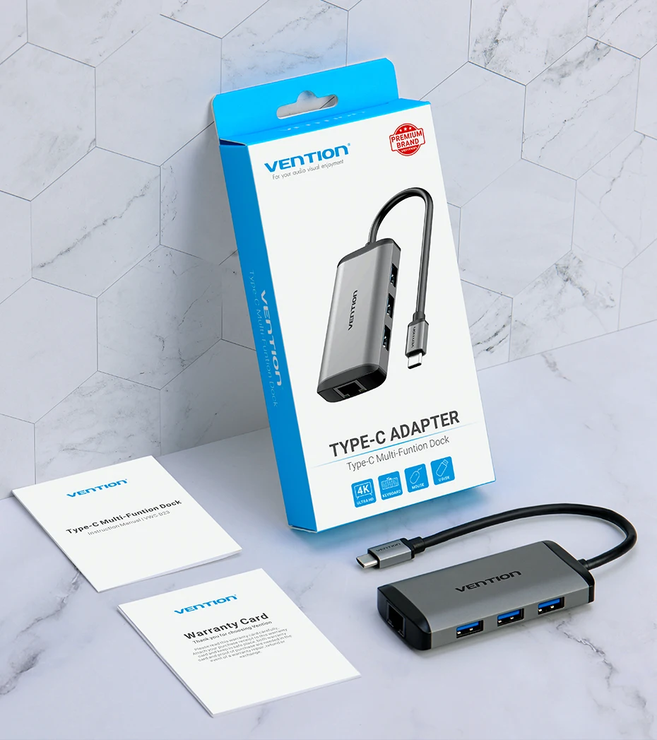 Vention usb-хаб usb type C к HDMI USB 3,0 концентратор Thunderbolt 3 адаптер для MacBook samsung S9 huawei mate 20 P20 Pro USB-C концентратор
