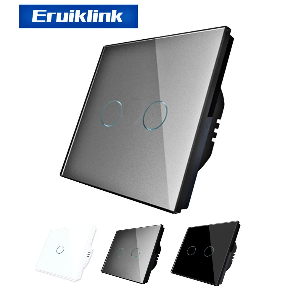 Eruiklink стандарт ЕС/Великобритании переменный ток 110 250 В выключатели света