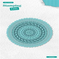 metal round shape cutting dies for scrapbook diary decoration stencil embossing template 2021 new christmas no stamps