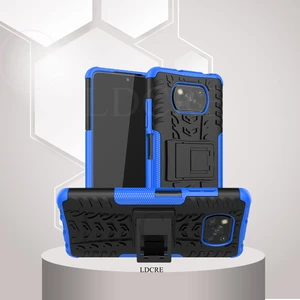 for xiaomi poco x3 pro case armor rubber silicone phone kickstand case cover for xiaomi poco f3 cover for xiaomi poco m3 x3 nfc free global shipping