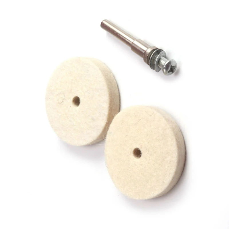 10 шт. 2 дюйма 50 мм шерстяные полировальные подушки угловой шлифовальный станок