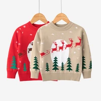 new autumn winter clothes childrens sweaters christmas tree deer knitted pullover sweater girls sweater kids sweater